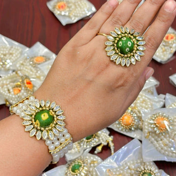 Bandhani Ring Bracelet pack of 10